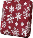 H.VERSAILTEX Christmas Sofa Slipcover Fleece Stretch Couch Cushion Cover Furniture Protector Seat Cushion Snowflakes Sofa Cover for Christmas (1 Piece Armchair Cushion Covers, Snowflakes) by CozyNest Decor