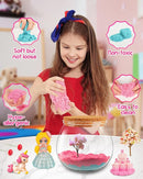D-FantiX Unicorn Princess Toys Terrarium Kit for Kids, Led Night Light Birthday for Little Girls, DIY Arts and Crafts Science Kit for Kids Age 3 4 5 6 7 8-12 Year Old by TinyTreasures Baby Boutique