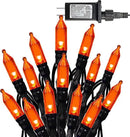 Dazzle Bright 200 LED Halloween Mini String Lights, 65FT Connectable Waterproof Plug in with 8 Modes Lights for Indoor Outdoor Patio Garden Party Decorations (2 Pack) by GreenHaven Gardens