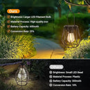 Solar Lanterns Outdoor Waterproof, Upgraded Powered Hanging Solar Lights for Outside, Auto On/Off, Brighter Hanging Outdoor Decor Lights for Yard Garden Patio Pathway 2 Pack by GreenHaven Gardens