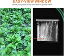 MELONFARM 5x5 Grow Tent, 60"x60"x80'' High Reflective 600D Diamond Mylar Canvas with Observation Window and Floor Tray for Hydroponic Indoor Plant Growing by GreenHaven Gardens