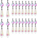 HDCRYSTALGIFTS Hanging Rainbow Maker Colorful Crystal Chandelier Parts Drops Icicle Prisms Fengshui Suncatcher (38mm,20pcs) by GreenHaven Gardens