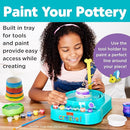 Faber-Castell Pottery Studio - Complete Pottery Wheel and Painting Kit for Beginners, 3 lbs of Sculpting Clay and Tools (Ages 8+) by TinyTreasures Baby Boutique