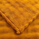 YUSOKI Luxury 3D Bubble Throw Blanket 2lb,All Ages,Home Decoration, (Gold,50 * 60inches) by CozyNest Decor