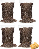 Premium Organic Potting Soil - 20 Quart - The Ideal Growing Medium for Delicious and Nutritious Homegrown Potatoes (4 Bags of 5 Quart) by GreenHaven Gardens