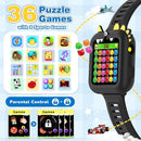Smart Watch for Kids with 39 Games Camera Video Recorder Music Alarm Calculator Calendar Flashlight Parental Control Pedometer, Gift Toys for 4-12 Years Old Boys and Girls (Black) by TinyTreasures Baby Boutique