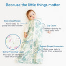 TotAha Sleep Sack 6-12-15 Months 3-Pack,Stretchy,Buttery Soft Swaddle Transition Sleeping Bag,Light Baby Wearable Blanket with 2-Way Safe Zippers for Boys and Girls, 0.5 TOG by TinyTreasures Baby Boutique