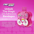 BioSwiss Care Bears Bandages, Unlock The Magic Care Bear Shaped Self Adhesive Bandage, Latex Free Sterile Wound Care, Fun First Aid Kit Supplies for Kids, 50 Count by TinyTreasures Baby Boutique