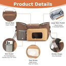 Accmor Universal Stroller Organizer with Insulated Cup Holder, Stroller Caddy Bag Accessories, Stroller Cup Holder Organizer for Uppababy Baby Jogger Britax Stroller, Brown by TinyTreasures Baby Boutique
