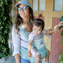 Baby Carrier - 6-in-1 Ergonomic Soft Carrier with Hip Seat and Large Storage, Front and Back Positions, Adjustable Waist Up to 43 Inches, for Infants Aged 2-36 Months, Weighing 6-45 lb by TinyTreasures Baby Boutique