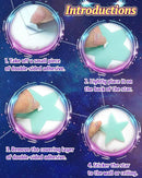 201 Pcs Glow in The Dark Stars Stickers for Ceiling, Toddler Stocking Stuffers Wall Room Decor Gifts, Luminous 3D Glowing Stars Easter Basket Stuffers for Kids Boys Girls by CozyNest Decor