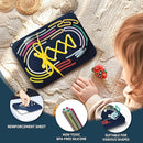 Sensory Activity Board: Silicone Fidget Toy | Shoe Tying Practice & Portable Travel Strap | Silence Stress Relief for ADHD & Autism | Anxiety Calming | Kids 3+ & Adults Ready Packaging by TinyTreasures Baby Boutique