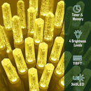 Heceltt 360 LED 118 FT String Lights Outdoor, 8 Modes Warm White Christmas Lights Plug in, IP44 Waterproof Led String Lights with Timer and Memory for Xmas Tree Yard Party Garden Decorations by GreenHaven Gardens