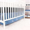 CaSaJa Baby 3-Piece Crib Bedding Set for Boys Girls, Including Soft Quilted Comforter(Blanket), Fitted Crib Sheet and Skirt, Soft Nursery Bedding Set Made of Silky Comfy Materials, Sea Conch by TinyTreasures Baby Boutique