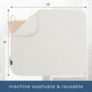 S&T INC. Dish Drying Mat, 16” x 18”, Absorbent Microfiber Kitchen Counter Mat, Dish Drying Pad for Dishes, Utensils, Pots and Pans, Large, Cream by CozyNest Decor