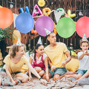 RUBFAC 36 Punch Balloons Punching Balloon Heavy Duty Party Favors For Kids, Bouncy Balls with Rubber Band Handle for Birthday Party, Goodie Bag, Stocking Stuffers for Kids by TinyTreasures Baby Boutique