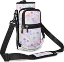 25/32/40/64oz Water Bottle Bag Holder Carrier-Insulated Crossbody Sling Case Sleeve with Strap & Pockets for Men Women Gym Cycling Travel Walking Hiking Camping by TinyTreasures Baby Boutique