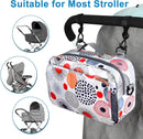 Accmor Stroller Organizer, Universal Stroller Organizer with Insulated Cup Holder Pocket, Dual Purpose Large Capacity Stroller Bag Caddy, Stroller Accessories Fits for Uppababy, Doona, Nuna Strollers by TinyTreasures Baby Boutique
