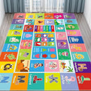 Kids Rug for Playroom, Kids Baby Playmat with Alphabet, Month, Weather, Week and Shapes ABC Educational Rug, Play Mat Carpet for Bedroom Classroom (110.2X78.7 INCH, Weather) by TinyTreasures Baby Boutique