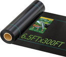 6.5ftx300ft Weed Barrier Landscape Fabric Heavy Duty, Premiun 3oz Garden Geotextile Fabric, Outdoor Weed Blocker Landscaping Fabric, for Driveway Mats, Erosion Control, Ground Cover Weed Barrier by GreenHaven Gardens