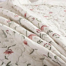 MarCielo 3-Piece 100% Cotton Oversized Bedspread Lightweight Quilt Coverlet Embroidery Farmhouse Bedding Set (TC Soft White,Oversized Queen (100"x106")) by CozyNest Decor