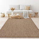 Adiva Rugs Outdoor Indoor Area Rug, Weather Resistant, Easy to Clean, Stain Resistant Floor Mat for Dining Room, Backyard, Deck, Patio (Wooden, 9' x 12') by CozyNest Decor