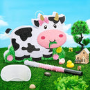 WERNNSAI Dairy Cow Piñata - Farm Animal Party Game Cow Pinata for Girls Birthday Party Decorations Kids Happy Party Favor Supplies with Bat Blindfold, Farm Theme Candy Toys Filler by TinyTreasures Baby Boutique