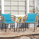 Outdoor Cushions for Patio Furniture, Waterproof Outdoor Chair Cushion w/Fade-Resistant, Removable & Machine-Washable Cover, 22x22 Inch, Deep Seat Sofa/Couch Pad Replacement – Set of 2, Teal by GreenHaven Gardens