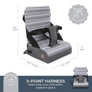 Dreambaby Grab ‘N Go Travel Booster Seat – Portable Toddler High Chair for Dining (6M-5Y) with Storage & Shoulder Strap by TinyTreasures Baby Boutique
