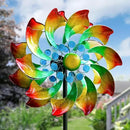 Wind Spinner - Metal Large Wind Spinners Outdoor - Windmill for Yard and Garden, Gift for Family, Friends, Garden Lovers(74'' x 22'') by CozyNest Decor