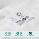 FABDREAMS Organic Quilted Mattress Protector Twin Size | Mattress Pad| Mattress Cover| Naturally Breathable | Noiseless| Fits up to 17" Deep Pockets| Temperature Regulating | Twin | White by TinyTreasures Baby Boutique