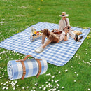 sapsisel 80”x 80” Picnic Blanket Extra Large, Waterproof and Foldable Beach Blanket, 3-Layer Outdoor Blanket for 6 to 8 Adults, for Camping, Park, Beach, Grass, Indoors… by TinyTreasures Baby Boutique