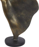 Deco 79 Polystone Dancer Decorative Sculpture Home Decor Statue, Accent Figurine 7" x 5" x 13", Brass by CozyNest Decor