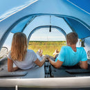 MOON LENCE Instant Pop Up Tent for 3-4 Person - Automatic Portable, Windproof for Camping, Hiking, Mountaineering by TinyTreasures Baby Boutique