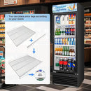 Commercial Beverage Refrigerator, 24 Inch Beverage Fridge, 15 Cu. Ft. Drink Fridge, Display Refrigerator Glass Door, Commercial Display Fridge with Customizable Light Box for Shops, Restaurants, Bars by CozyNest Decor