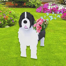 Newfoundland Dog Planter Plant Pots,Cute Garden Dog Flower Planter,Dog Planters Birthday Gifts for Women,Office,Indoor/Outdoor Decor（9.45 * 6.77 * 13.99in） by GreenHaven Gardens