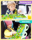 Benresive Reusable Sticker Books for Kids 2-4, Sticker Books for Toddlers 1-3 2-4, Toddler Travel Toys Activities Crafts Gifts - Animals by TinyTreasures Baby Boutique