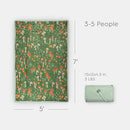 Little Unicorn 5'x7' Outdoor Family Picnic & Beach Blanket | Durable & Water-Resistant Fabric | Compact Fold & Easily Wipes Clean | Zipper Pocket (Woodland Mushroom) by TinyTreasures Baby Boutique