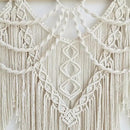 large macrame wall hanging - Boho Tapestry Macrame Wall Decor Art- Chic Bohemian Handmade Woven Tapestry Home Decoration for Bedroom Living Room Apartment Wedding Party - 43"x32" (Beige-fringe) by CozyNest Decor