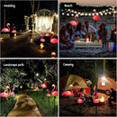 9 Pcs Flamingo Solar Lights LED Flamingo Stake Lights Waterproof Flamingo Lights for Outdoor Pink Yard Lawn Garden Ornaments Patio Pond Ground Backyard Decor Pathway Outside Decorations by GreenHaven Gardens
