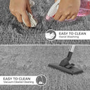 Ultra Soft Rug for Living Room, 4X6 Fluffy Shag Area Rug for Bedroom, Modern Shaggy Carpets Fuzzy Rug for Teens Dorm Nursery Home Decor Aesthetic, Upgrade Anti-Skid Durable, Grey by TinyTreasures Baby Boutique