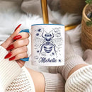 Hyturtle Personalized Floral Bee Mug - Bee Keeper Gifts For Women Lovers Teacher - Honey Gifts For Beekeeper Farmer On Birthday - Queen Honeycomb Decor - Custom Coffee Cup Ceramic Mug 11 Oz 15 Oz by CozyNest Decor