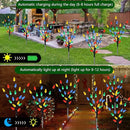 Upgraded 6 Packs 120 LED C6 Solar Christmas Lights, Outdoor Christmas Decorations Yard Lights, 8 Modes Waterproof Christmas Pathway Lights for Christmas Decorations Outdoor Yard Patio Cemetery Grave by GreenHaven Gardens