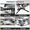 Favoyard Outdoor Chair Cushion 19 x 19 x 3 In Waterproof Pattern Fade Resistant Cushions for Patio Furniture with Removable Cover Attach Straps 28D Foam Insert Cushions Pads for Seat Sofa Couch 2 Pack by GreenHaven Gardens