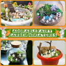 Marsui 100 Pcs Bunny Miniatures Figurines Rabbit Miniature Accessories Easter Garden Landscape Garden Rabbit for Easter Garden Accessories Dollhouses Decoration(Classic Rabbit) by GreenHaven Gardens