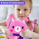 KRAFUN Sewing Kit for Kids Beginner My First Art & Craft, Includes Bunny Doll Stuffed Animal, Instructions & Plush Felt Materials for Learn to Sew, Embroidery, Age 7 8 9 10 11 12 by TinyTreasures Baby Boutique