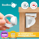 Booboo® Magnetic Child Safety Cupboard Locks for Children x4 Locks + x1 Key, Baby Proofing for Kitchen, Cabinets and Drawers, 30 Second Install No Drilling 3M Adhesive (4 Pack) by TinyTreasures Baby Boutique