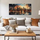New York City Canvas Wall Art for Bedroom Modern Wall Pictures for Living Room Home Office Wall Decor Size 20 x 40 Inch by CozyNest Decor