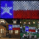 Texas Flag Net Lights Outdoor 3.3x6.6 FT - 384 LED Patriotic American Flag Decor with 8 Modes, Waterproof for 4th of July, Christmas, Yard, Porch, Parties by GreenHaven Gardens