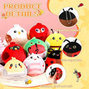 Libima 9 Pcs Mini Stuffed Animals Keychains 3.15 Inch Small Plush Cute Ornaments Bulk Toys for Baby Shower Birthday Party Decors Gift Bags Fillers Halloween Christmas Basket Stuffers(Flying Animals) by TinyTreasures Baby Boutique